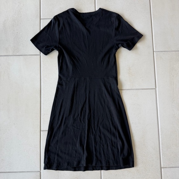 Theory Black Short Sleeve Dress - Small - Picture 3 of 3